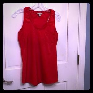 Racer back red camisole